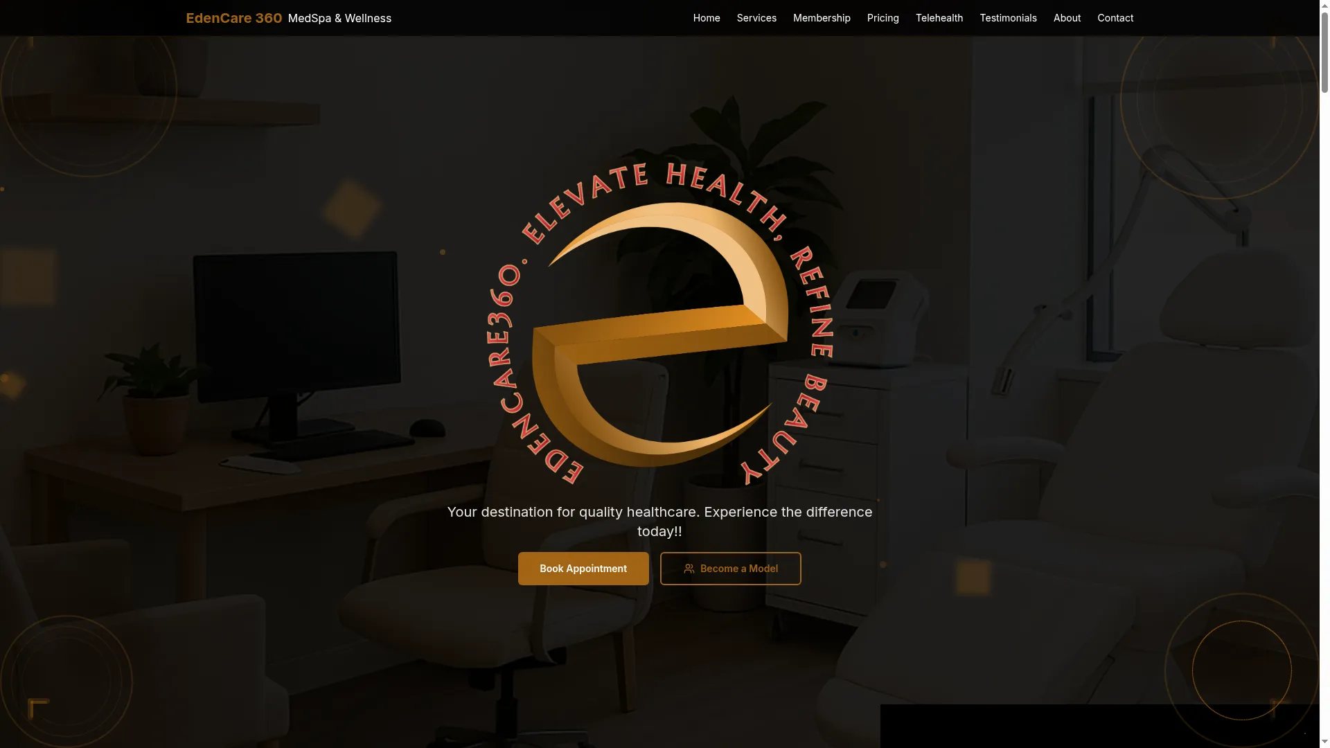 EdenCare 360 website preview